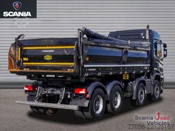 Scania G 460 B8x4HZ XT - Meiller TRIGENIUS D421 / Bordmat