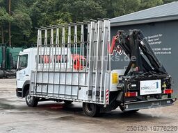 MERCEDES-BENZ Atego 1023 Pritsche/Glastransporter + Ladekran