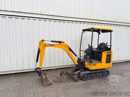 JCB 16C-1 /2022 BJ/ 779 H / verbr. Laufwerk/2xLöffel