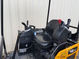 JCB 16C-1 /2022 BJ/ 779 H / verbr. Laufwerk/2xLöffel