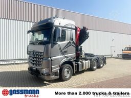Mercedes-Benz Arocs 2653 6x4, Kran HMF 4020, Funk, Retarder