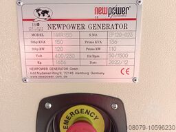 Newpower Generator Stromaggregat NWR150 Notstrmaggregat Diesel Generator