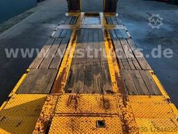 LANGENDORF TUE 40 4.Achser Tieflader-Anhänger, Radmulden