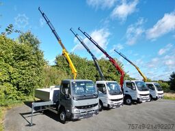 isuzu M21 TEMT Single Steinmetzpritsche Ladekran Funk