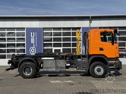 SCANIA G410 4x4 Abrollkip Palfinger + Winterdienst
