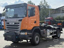 SCANIA G410 4x4 Abrollkip Palfinger + Winterdienst
