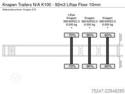 Knapen N/A K100 - 92m3 Liftas Floor 10mm