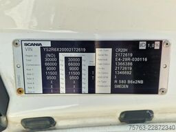Scania R580 V8 NGS Highline 6x2 - BDF - Retarder - Ful...