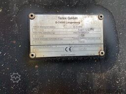 Terex TW110 with two-piece offset boom and 3 buckets