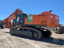 Hitachi ZX870-5G with quickcoupler and 2 buckets
