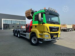 MAN TGS 35.470 8x4 Haaksysteem / Z kraan Euro 6