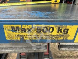 Podnośnik nożycowy hydrauliczny 500 kg 230/400V Stół podnoszący