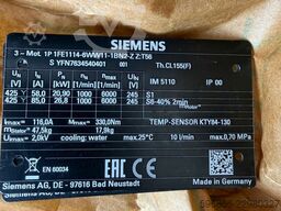 Silnik Siemens SIMOTICS 1FE1114-6WW11-1BN2-Z serwo Spindle motor 26,8 kW