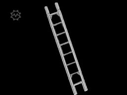 Stalen steigerladder Nieuw