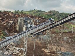 Polygonmach 350 tons per hour stationary crushing, screenin...