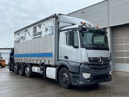 MERCEDES-BENZ Antos 3245 8x2/4 Pritsche Heckkran 42m/to, Jib,