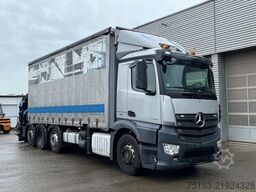 MERCEDES-BENZ Antos 3245 8x2/4 Pritsche Heckkran 42m/to, Jib,