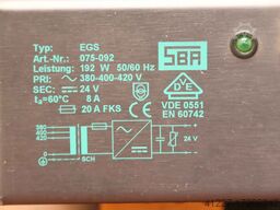 SBA EGS 474/16/OJ