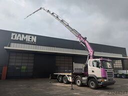 Scania G 450 8x2 FASSI F 820 RA.2.28 + JIB