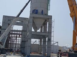 Polygonmach 500Tons capacity cement silo bolted type