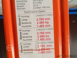 Schulte Lagertechnik S610-M18 + LNS-Duo 110 x 50 x 2700 mm