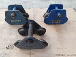 DEMAG / ABUS / STAHL / LIFTKET Laufkatzen / Rollfarhwerk - 24 Stück