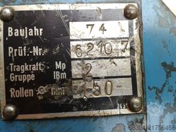 DEMAG / ABUS / STAHL / LIFTKET Laufkatzen / Rollfarhwerk - 24 Stück