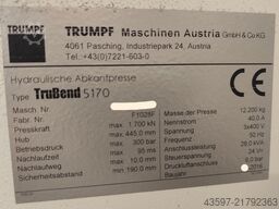 TRUMPF TruBend 5170