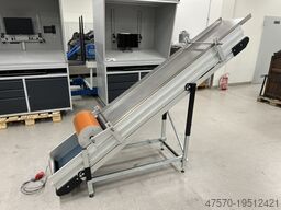 Conveyor belt for scraps from guillotine M-Fordersysteme