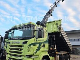 SCANIA R490 / 6X4 / Blatt / 18m Hiab Kran