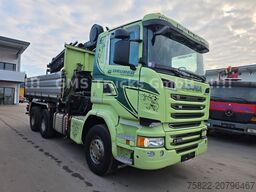 SCANIA R490 / 6X4 / Blatt / 18m Hiab Kran