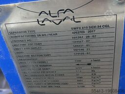 Alfa Laval SWPX 810 SGV-34CGL