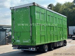 Fiege Tec AT 24/80 3.Stock Viehanhänger,Hubdach
