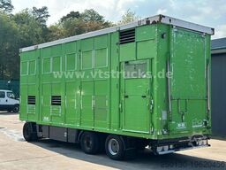Fiege Tec AT 24/80 3.Stock Viehanhänger,Hubdach