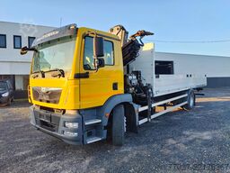 MAN TGM 18.250 Open box + HIAB 166-3
