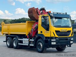 IVECO TRAKKER 360 * Kipper 4,90m* KRAN/FUNK*6x4
