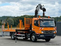 MERCEDES-BENZ ATEGO 1324 * HIAB 144 B - DUO + Bohrgerät * TOP