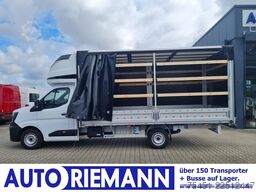 Renault Master 35 Pritsche Schlafkab Schiebe Plane LUFTFEDER