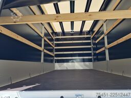 Renault Master 35 Pritsche Schlafkab Schiebe Plane LUFTFEDER