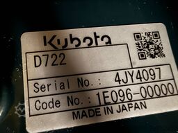 Kubota D722 - MPS103DE- 10 kVA - 1 ph. Genset - DPX-25119