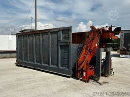  CONTAINER SCARRABILE USATO A CIELO APERTO CON GRU