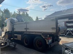 Scania P124 6x2 Tipper and Crane Truck w/ HIAB 112 – 3 Cr