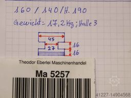 Forkardt** Breite 45 mm schrägverzahnt