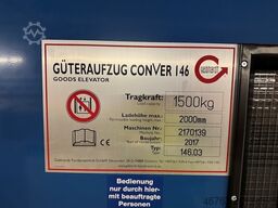 Gebhardt Güteraufzug Conver 146. 146,03