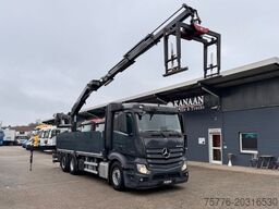 MERCEDES-BENZ 2545 Actros 5 L  Baustoffkran HMF  TOP
