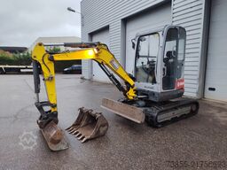 Wacker Neuson EZ28 with 3 excavator buckets