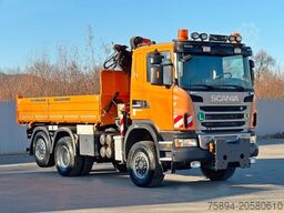 SCANIA G 360 * KIPPER 4,60m * PALFINGER PK 11002/ 4x4