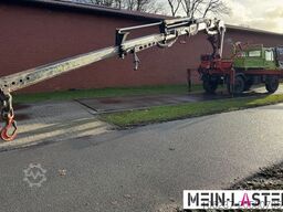UNIMOG U 1650 PK 10500 Kran 15 m max. 3,9 t Seilwinde