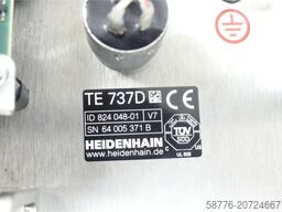 Heidenhain TE 737D Tastatur ID 824 048-01 V7 SN 64005371B - -
