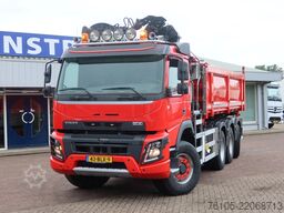 Volvo FM-X 420 Kipper 8x4 + Kraan H.M.F 1943Z2